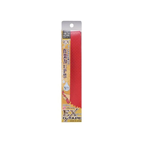 (まとめ) 須佐製作所 王将 EXG-TAPE 赤 033913 1本 〔×5セット〕 【北海道・沖縄・離島配送不可】