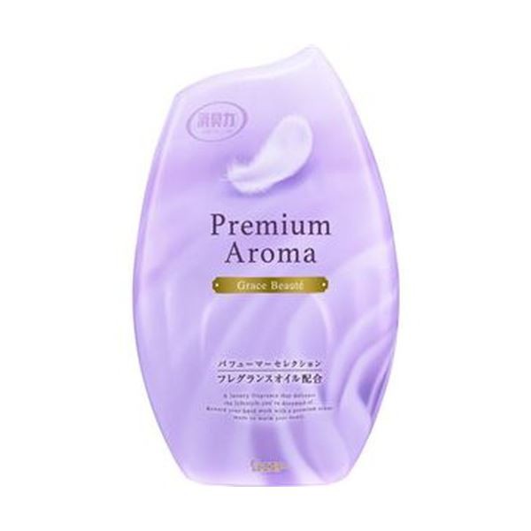 （まとめ）エステー お部屋の消臭力 PremiumAroma グレイスボーテ 400ml 1セット（3個）〔×10セット〕の通販は