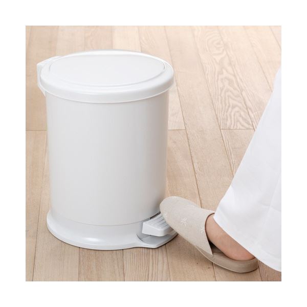 (まとめ) リス HOME＆HOME ペダルペール 中容器付 10L グレー GPRB043 1台 〔×3セット〕 【北海道・沖縄・離島配送不可】_1