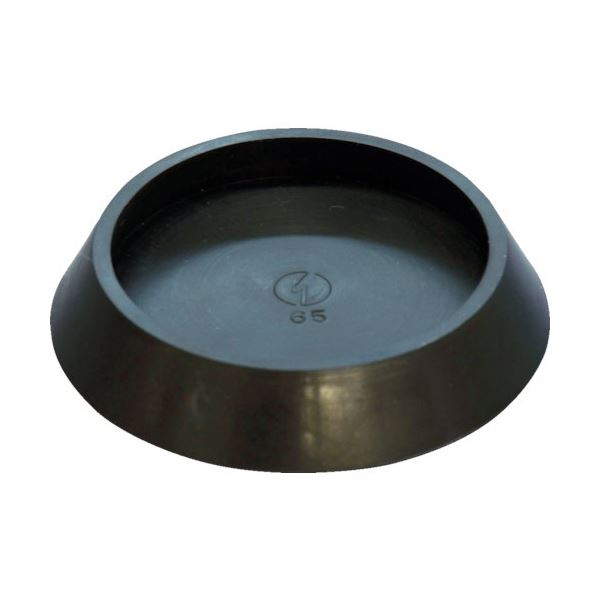 (まとめ) 光 平置きゴム 黒 丸 内径65mm BE-0-652 1個 〔×20セット〕 13,531円