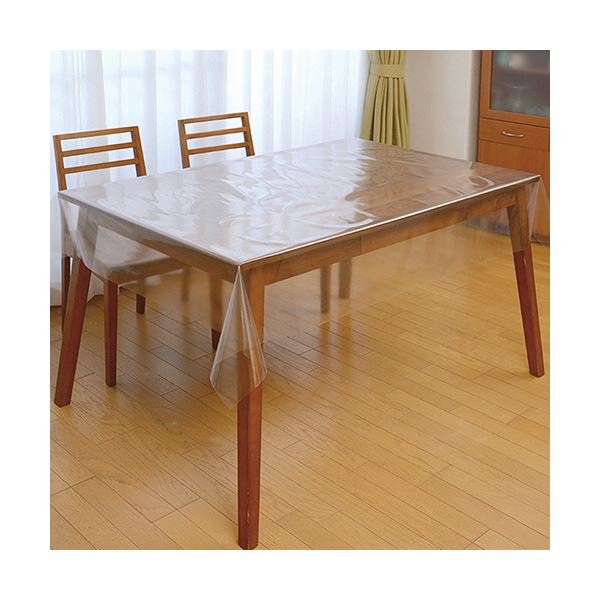 （まとめ）明和グラビア 透明テーブルカバー 1200×2000mm 厚さ0.3mm SKT-1220 1枚 〔×3セット〕 【北海道・沖縄・離島配送不可】