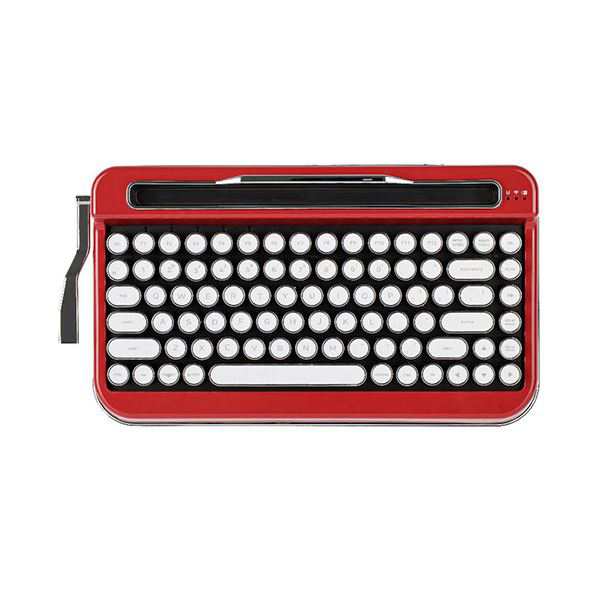 AJAX タイプライター風 レトロキーボードPENNA Red PNADRDの通販は 51,777円