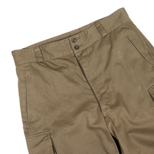 フランス軍 M47フィールドパンツ 後期型カーゴパンツレプリカ ブラウン 24（86cm） 【北海道・沖縄・離島配送不可】 フランス軍 M47フィールドパンツ 後期型カーゴパンツレプリカ ブラウン