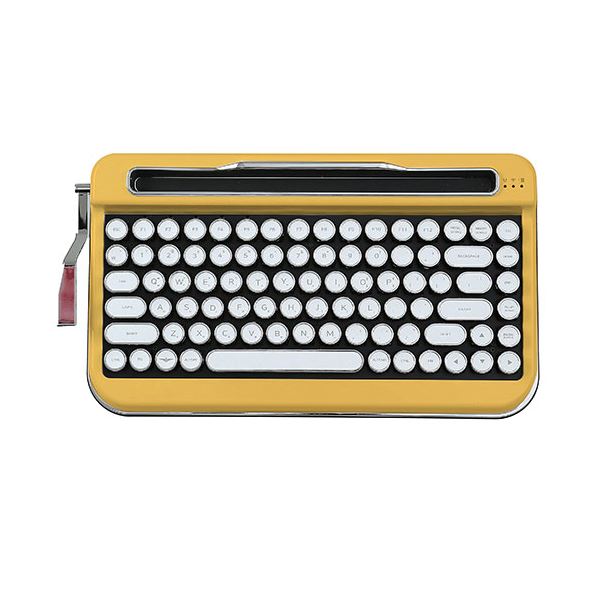 AJAX タイプライター風 レトロキーボードPENNA Mustard Yellow PNADYEの通販は