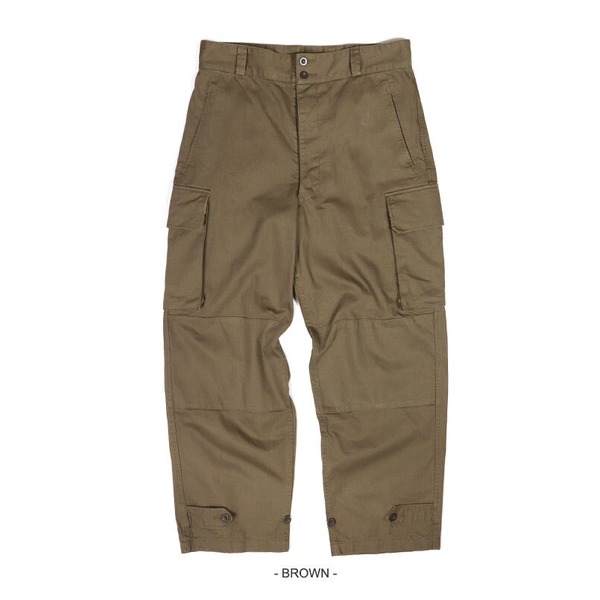 フランス軍 M47フィールドパンツ 後期型カーゴパンツレプリカ ブラウン 23（82cm） 【北海道・沖縄・離島配送不可】