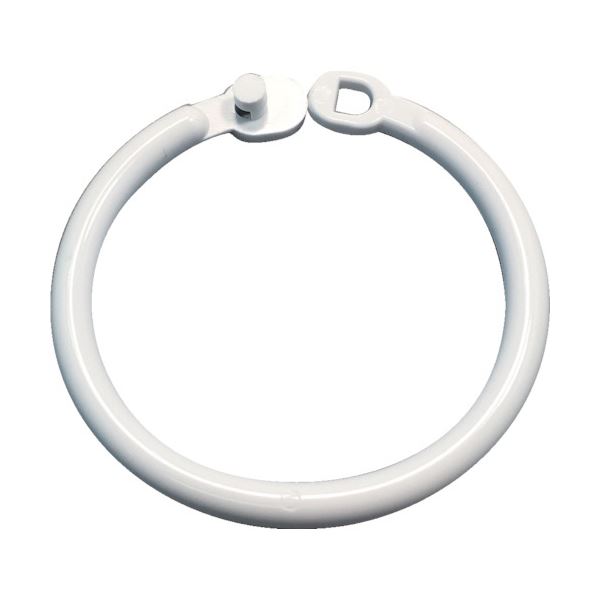 （まとめ） TRUSCO 樹脂製カードリング4.5mm×Φ40mm TKRJ-40 1パック（10個） 〔×5セット〕 【北海道・沖縄・離島配送不可】