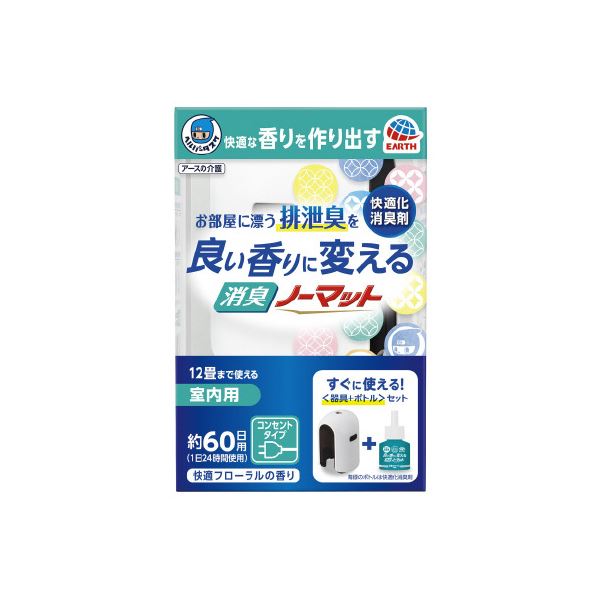（まとめ）ヘルパータスケよい香りに変える消臭ノーマット快適フローラルの香り〔×5セット〕 【北海道・沖縄・離島配送不可】