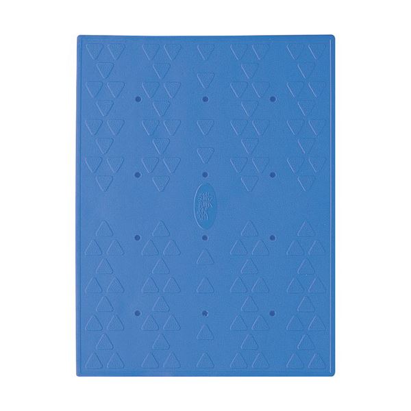（まとめ）アロン化成 吸着すべり止めマット浴槽内用 C 28×36cm ブルー 535-127 1パック（2枚）〔×2セット〕 【北海道・沖縄・離島配送不可】