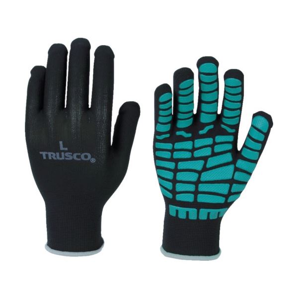 (まとめ) TRUSCO すべり止め天然ゴムライナー手袋 グリーン M THG134GN-M 1双 〔×10セット〕 【北海道・沖縄・離島配送不可】