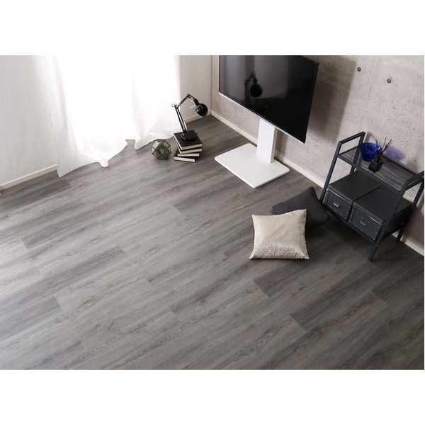 はめこみ式フロアタイル アッシュオーク 72枚セット PVC貼 PU加工 DIY 模様替え リフォーム Wood Flats ウッドフラッツの通販は 34,147円