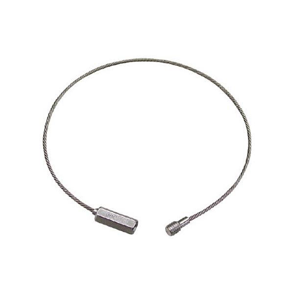 (まとめ) TRUSCO ワイヤーキャッチ ステンレス製 線径2mm×0.32m TWK-2 1本 〔×3セット〕 【北海道・沖縄・離島配送不可】