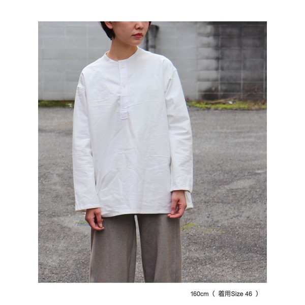 ロシア軍放出 スリーピングシャツ ウィンター ウォッシュ加工 デッドストック 未使用 ホワイト《50（L相当）》 【北海道・沖縄・離島配送不可】