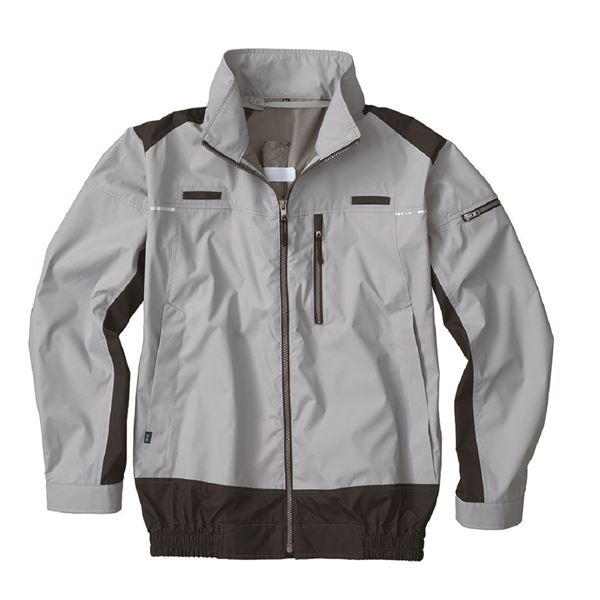 KU92110 空調服 R ポリエステル製 遮熱フルハーネス仕様 服のみ シルバー LL 【北海道・沖縄・離島配送不可】