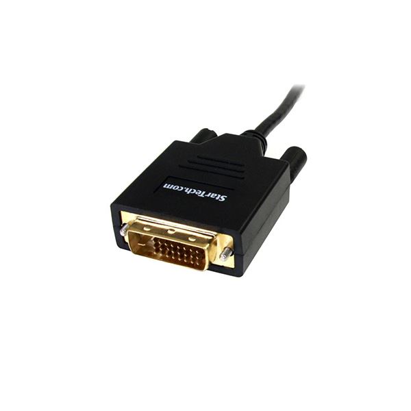 StarTech MiniDisplayport-DVI変換ケーブル 1.8m Mini DP(オス)-DVI-D(オス) MDP2DVIMM6 1本 【北海道・沖縄・離島配送不可】_1