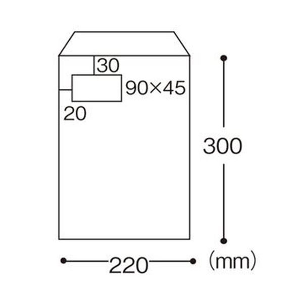 （まとめ）TANOSEE 窓付封筒 裏地紋付 A4テープのりなし 85g/m2 クラフト（窓：グラシン紙）1パック（100枚）〔×5セット〕 【北海道・沖縄・離島配送不可】_1