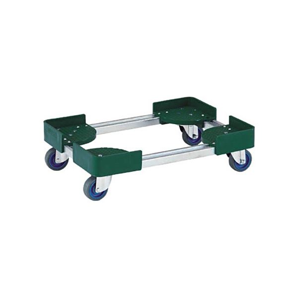 TRUSCO 伸縮式コンテナ台車 内寸400-500×600-700mm スチール製 FCD-4060-ALG 1台 組立品 【北海道・沖縄・離島配送不可】