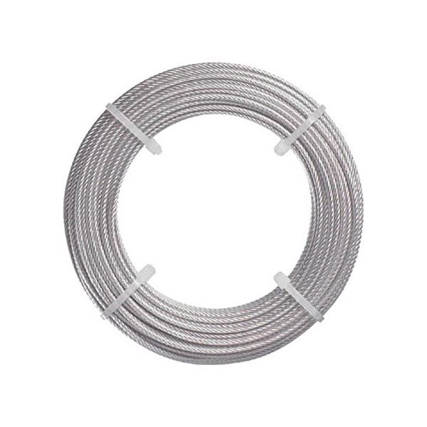 (まとめ) TRUSCO ステンレスワイヤーロープ Φ2mm×5m CWS-2S5 1巻 〔×5セット〕の通販はその他梱包資材