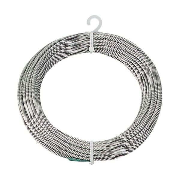 (まとめ) TRUSCO ステンレスワイヤーロープ Φ3mm×20m CWS-3S20 1巻 〔×3セット〕 【北海道・沖縄・離島配送不可】