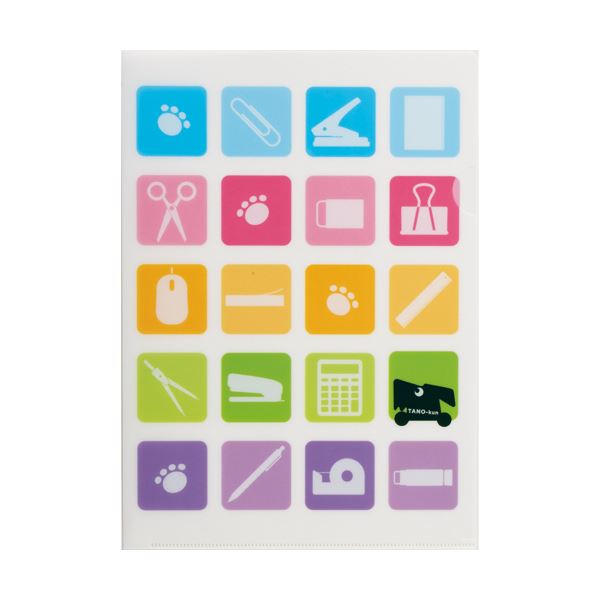 （まとめ）たのくん クリヤーホルダー ぶんぼうぐ 1枚 〔×30セット〕の通販は