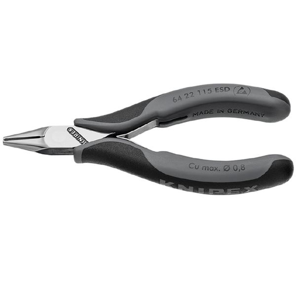KNIPEX クニペックス エレクトロニクスエンドカッティングニッパー   6422-115ESD 【北海道・沖縄・離島配送不可】