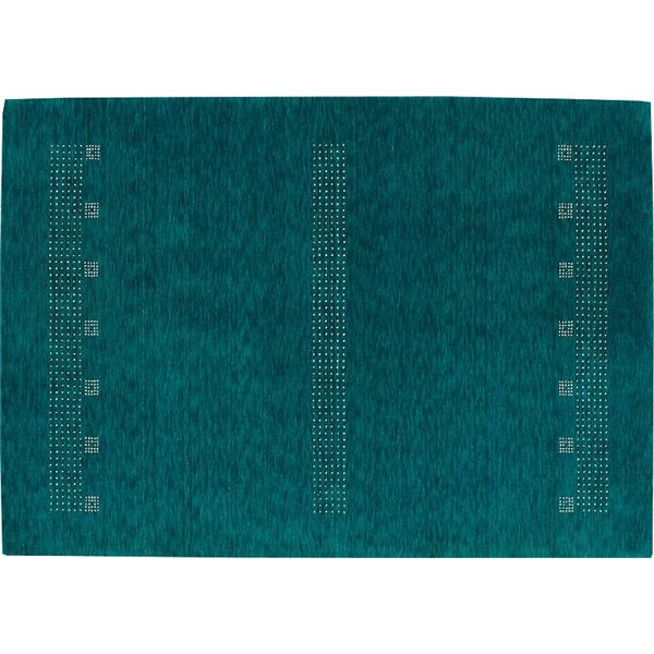 ラグマット/絨毯 (約200×200cm ターコイズ) ホットカーペット対応 手洗い可 日本製 『ジャスパーPlus』 プレーベル ラグマット 絨毯 約200×200cm 洗える 撥水 滑り止め加工 お手入れ簡単 転写