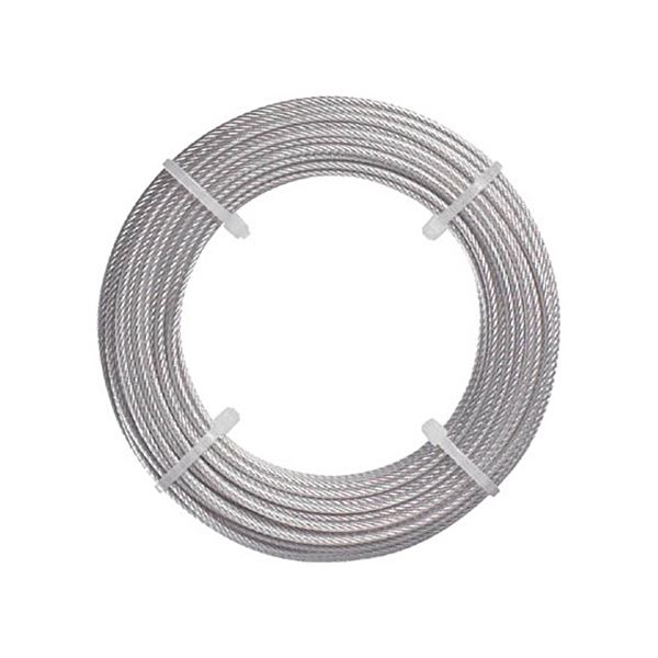 (まとめ) TRUSCO ステンレスワイヤーロープ Φ2mm×10m CWS-2S10 1巻 〔×5セット〕 【北海道・沖縄・離島配送不可】