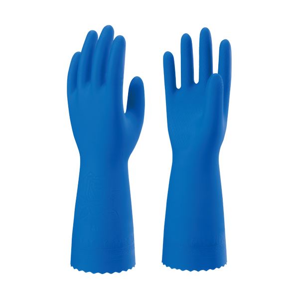 （まとめ）ショーワグローブ 塩化ビニール手袋 耐油 厚手 裏毛付 ブルー M NO170M 1双 〔×30セット〕の通販は 11,182円