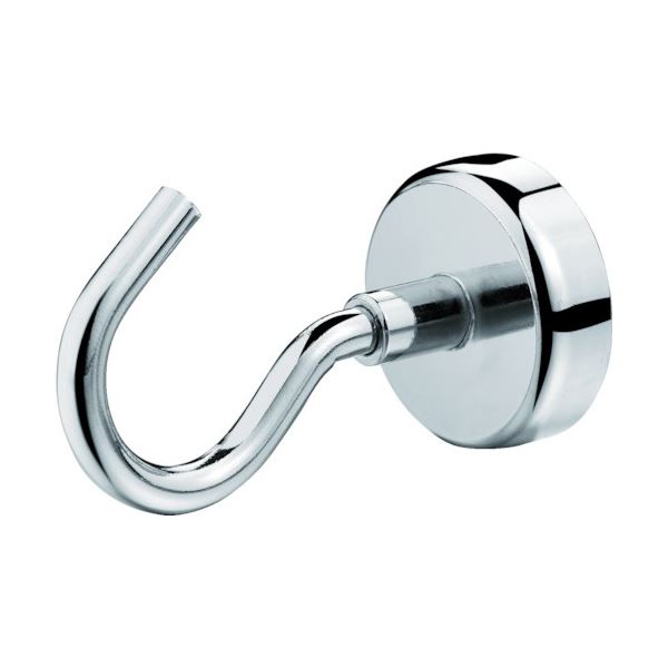 (まとめ) TRUSCO 強力マグネットフック 固定タイプ 42mm THM-42N 1個 〔×3セット〕 【北海道・沖縄・離島配送不可】
