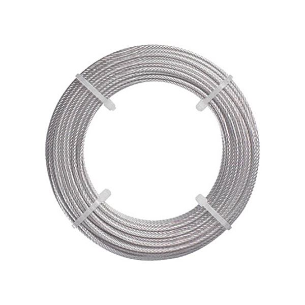 (まとめ) TRUSCO ステンレスワイヤーロープ Φ1mm×10m CWS-1S10 1巻 〔×5セット〕 【北海道・沖縄・離島配送不可】