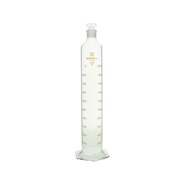 有栓メスシリンダー カスタムA 2L 〔026580-20001〕の通販は 22,896円