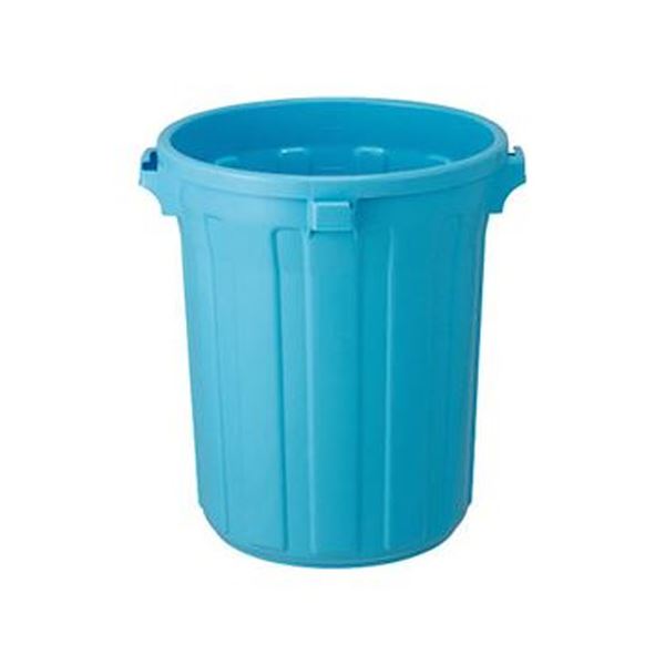 （まとめ）TRUSCO エコペール 丸型 本体75L ブルー RBK-75 1個（フタ別売）〔×3セット〕の通販は