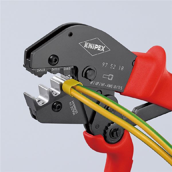 KNIPEX クニペックス 圧着ペンチ 9752-18 【北海道・沖縄・離島配送不可】_1