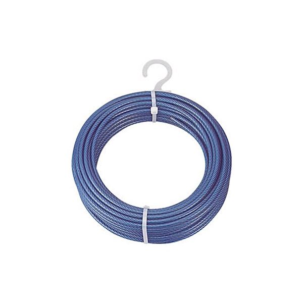 (まとめ) TRUSCO PVC被覆メッキ付ワロープ 3mm×20m CWP-3S20 1巻 〔×3セット〕 【北海道・沖縄・離島配送不可】