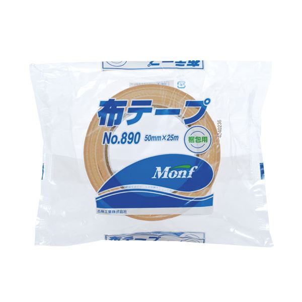 古藤工業 布粘着テープ No.890 50mm×25m NO890 1セット（30巻）の通販は