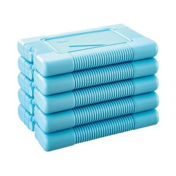 （まとめ）三重化学工業 保冷剤 スノーパックエムアール 1000g MR-100-5P 1袋（5個）〔×5セット〕 【北海道・沖縄・離島配送不可】