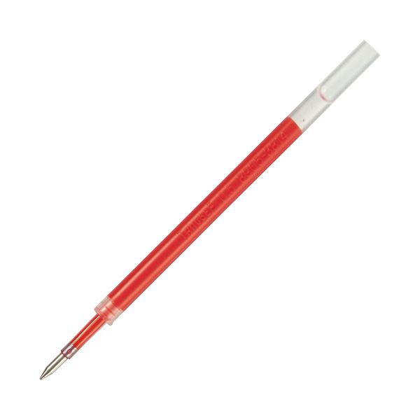 （まとめ）TANOSEE ノック式ゲルインクボールペン替芯 0.5mm 赤 1パック（5本）〔×20セット〕 【北海道・沖縄・離島配送不可】