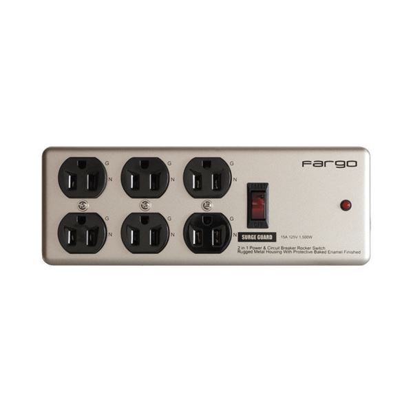 ファーゴ スチールタップ AC6個口 シルバー 1.8m PT406SV 1個の通販は