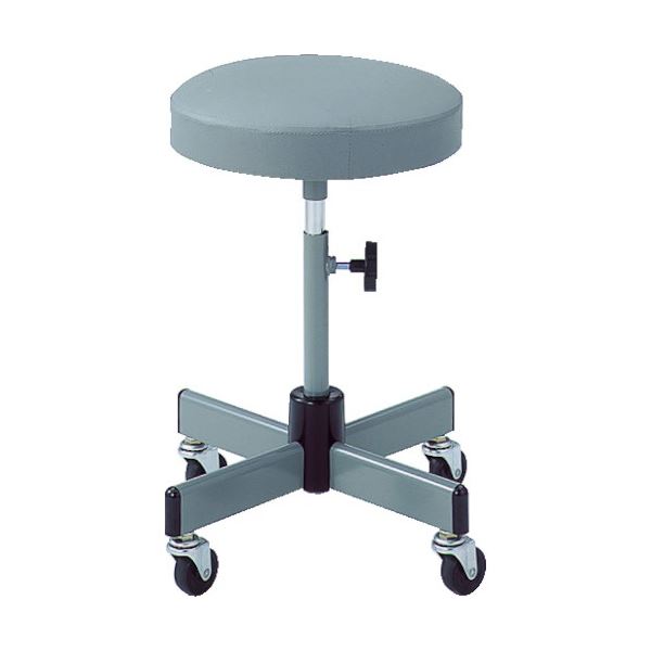 TRUSCO 作業用チェア Φ315×H460-560mm グレー L-60C 1脚 組立品 【北海道・沖縄・離島配送不可】の通販は 21,278円