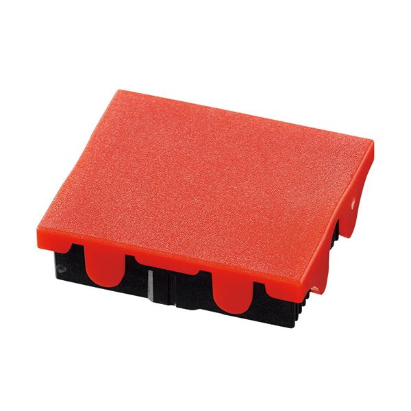 (まとめ) シャイニー スタンプ S-520用交換パッド 赤 S-520-7R 1個  〔×50セット〕 【北海道・沖縄・離島配送不可】