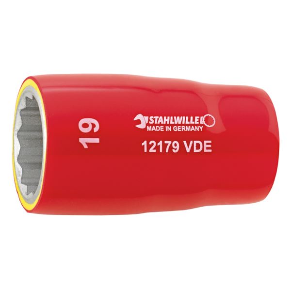 STAHLWILLE（スタビレー） 12179VDE-19 （1／2SQ）絶縁ソケット （03370019） 【北海道・沖縄・離島配送不可】