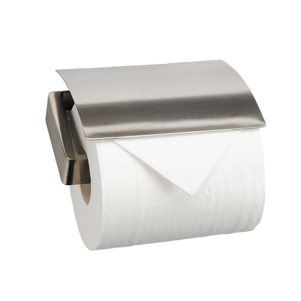 ペーパーホルダー/建築金物 〔R1905SN〕 カッター：ヘアライン 逆勝手に付け替え可 〔業務用 建材 トイレ器具〕 【北海道・沖縄・離島配送不可】