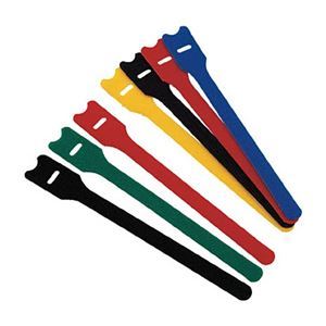 (まとめ) TRUSCO マジックバンド ストラップ 幅19×長さ150mm アソート MKS-1915-S 1袋(4本) 〔×10セット〕の通販は