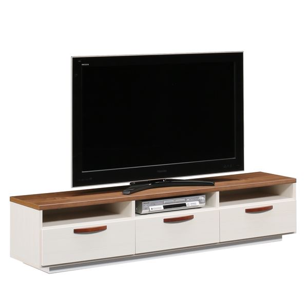 日本製 ＴＶ台 〔173.5cm幅 ブラウン〕 完成品 テレビ台 TVボード テレビボード リビングボード 【北海道・沖縄・離島配送不可】