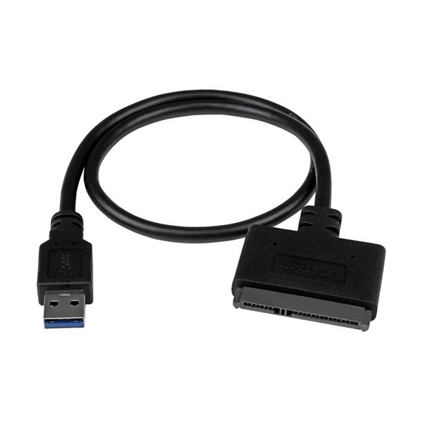 （まとめ）StarTech.com 2.5in SATA-USB3.1 アダプター有線テレビ USB3.1 2.5inSATA SSD/HDD相応う USB312SAT3CB 1本 〔×3仕かける〕 【北海道・沖縄・離島送りとどける不可】