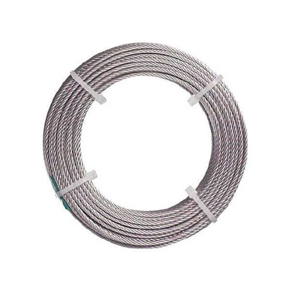 (まとめ) TRUSCO ナイロン被覆ステンレスワイヤロープ 1.5mm×5m CWC-15S5 1巻 〔×5セット〕 【北海道・沖縄・離島配送不可】