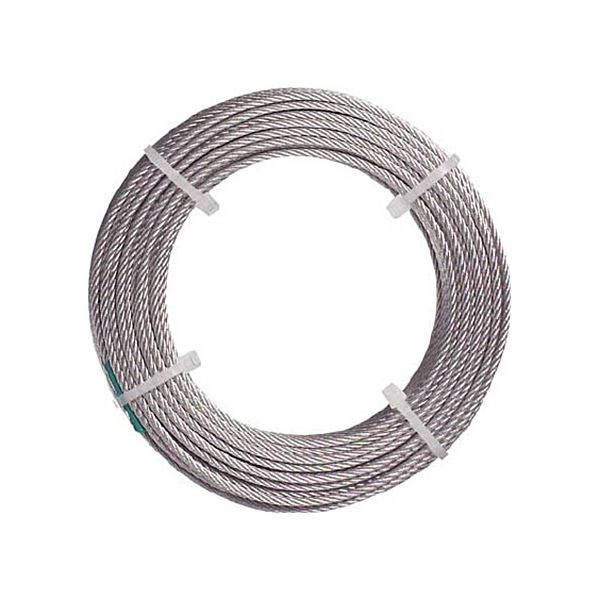 (まとめ) TRUSCO ナイロン被覆ステンレスワイヤロープ 1mm×20m CWC-1S20 1巻 〔×3セット〕 【北海道・沖縄・離島配送不可】