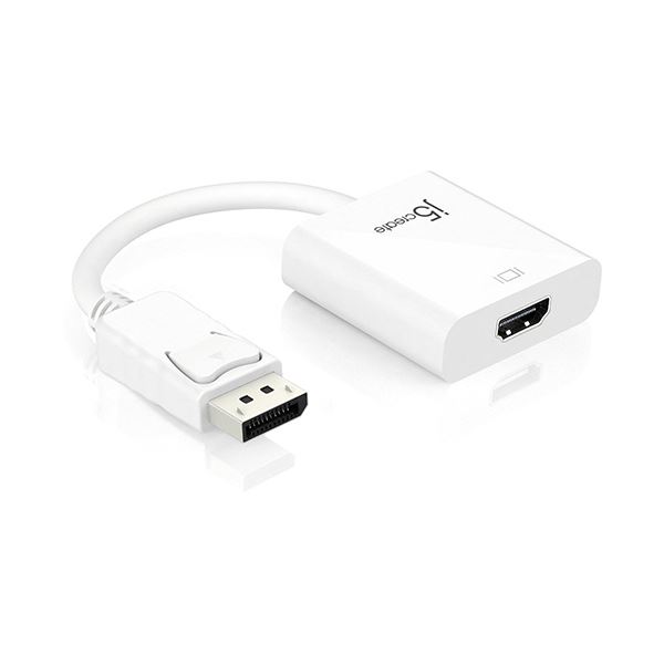 (まとめ) j5 CreateDisplayport HDMI adapter JDA154 1個 〔×10セット〕 【北海道・沖縄・離島配送不可】