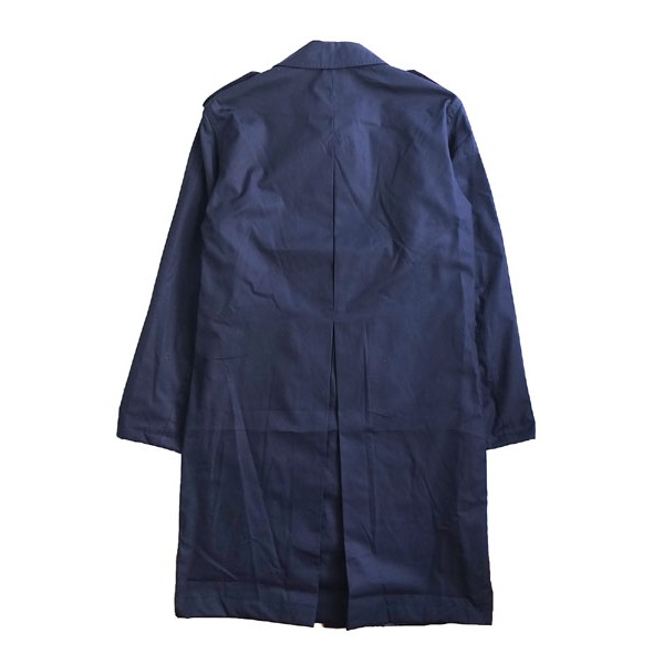 フランス空軍放出AFトレンチコートネイビー未使用デットストック《80（M相当）サイズ》 【北海道・沖縄・離島配送不可】