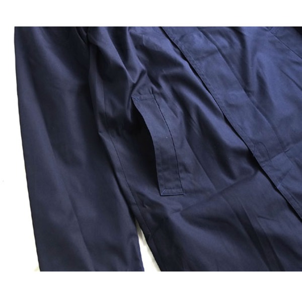 フランス空軍放出AFトレンチコートネイビー未使用デットストック《80（M相当）サイズ》 【北海道・沖縄・離島配送不可】