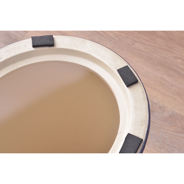 モダン スツール/サイドテーブル 〔直径30×高さ45cm C〕 陶器製 屋外対応 〔リビング インテリア家具 エクステリア〕の通販は